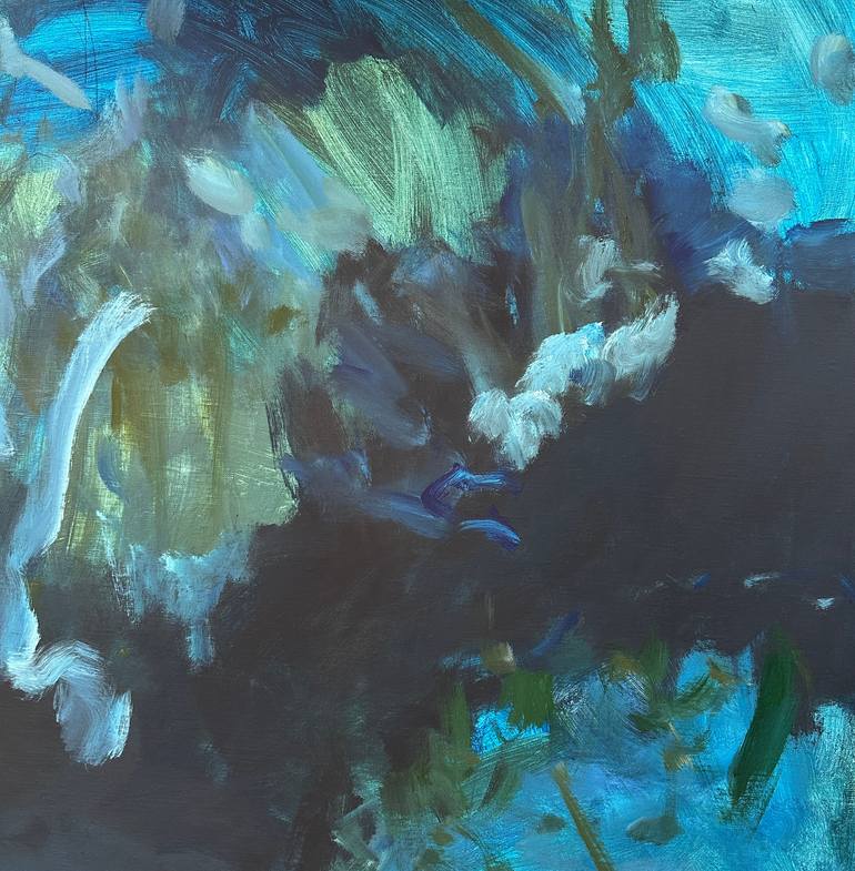 Original Abstract Expressionism Abstract Painting by Kylie Sams