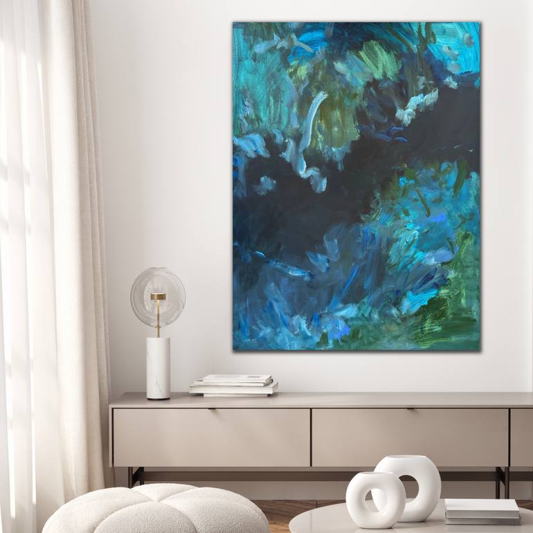 Original Abstract Expressionism Abstract Painting by Kylie Sams