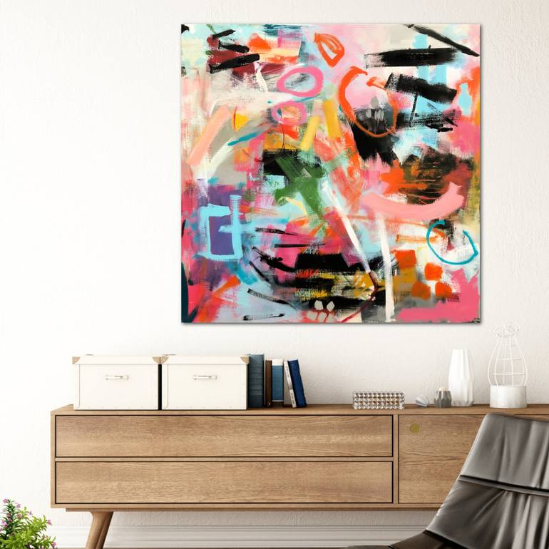 Original Abstract Expressionism Abstract Painting by Kylie Sams