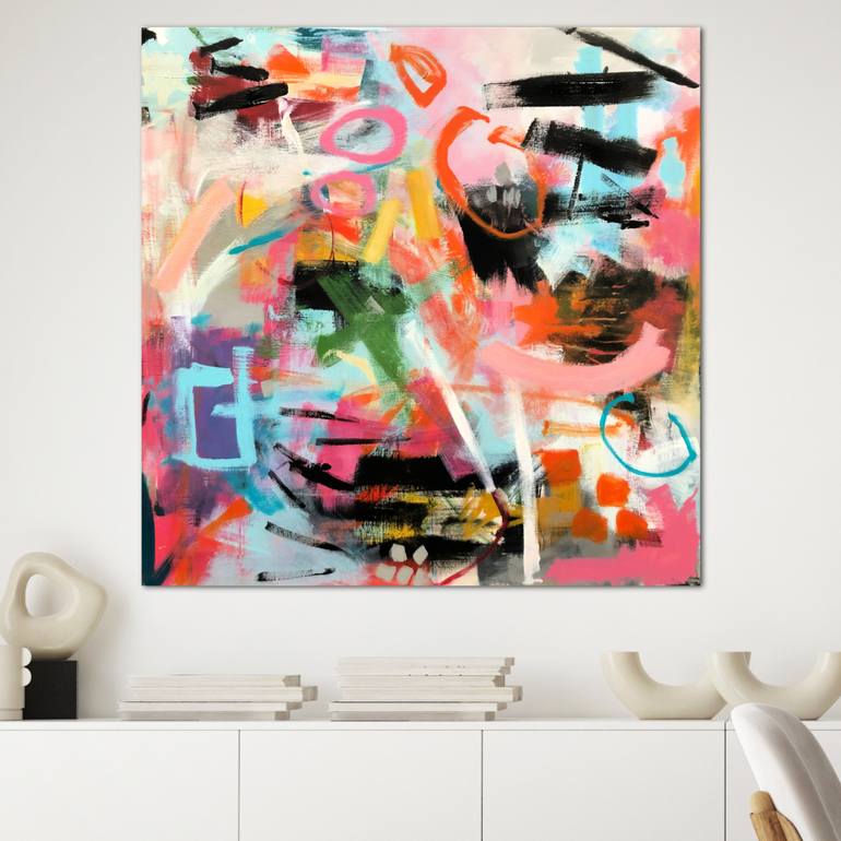 Original Abstract Expressionism Abstract Painting by Kylie Sams