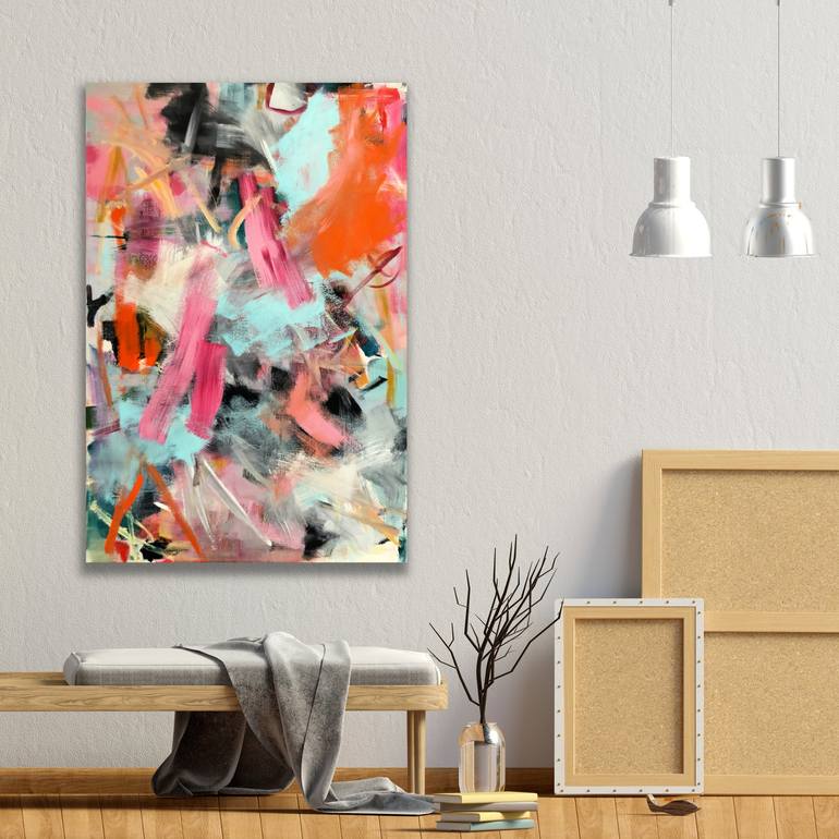 Original Abstract Expressionism Abstract Painting by Kylie Sams