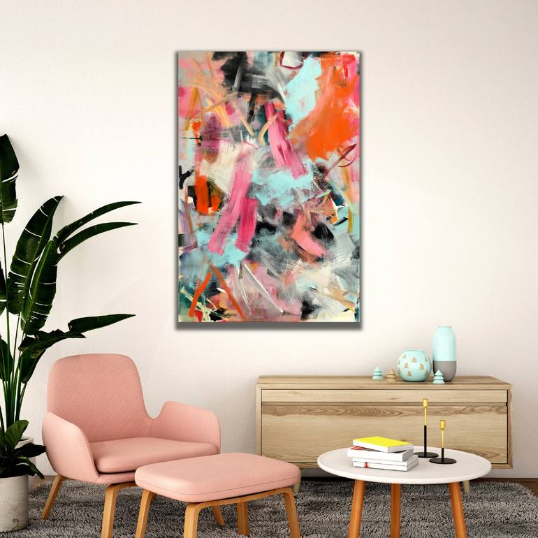 Original Abstract Expressionism Abstract Painting by Kylie Sams