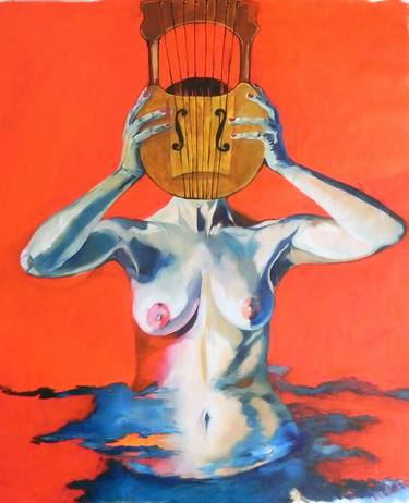 Original Figurative Nude Paintings by ALINA PALADE