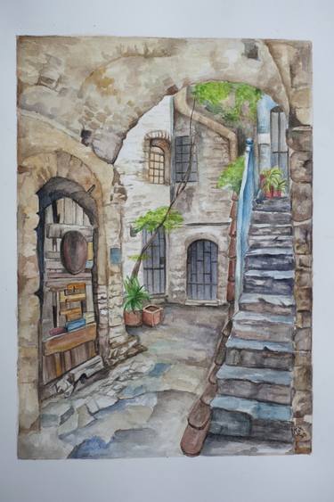 Original Architecture Paintings by Ishrat Ahmed
