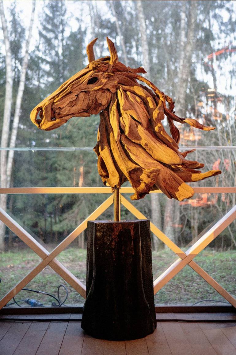 Original Modern Horse Sculpture by Igor Rogovskiy