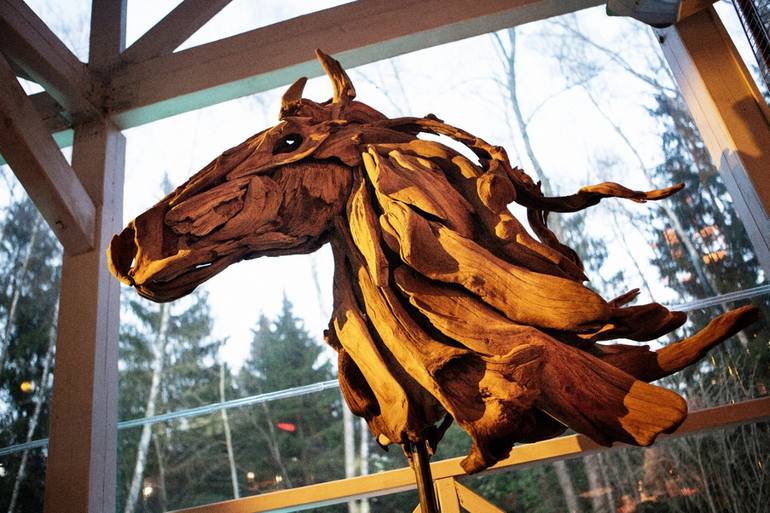 Original Modern Horse Sculpture by Igor Rogovskiy