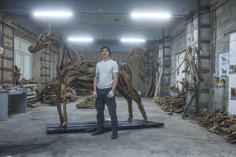 Original Horse Sculpture by Igor Rogovskiy