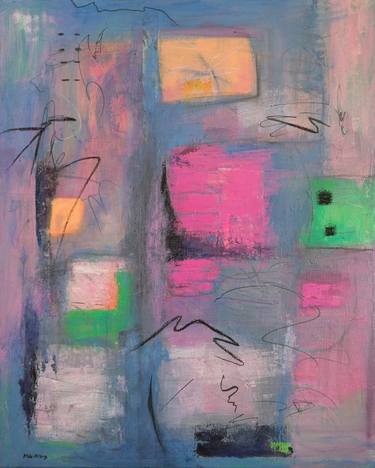 Original Abstract Expressionism Abstract Paintings by Mini Arora