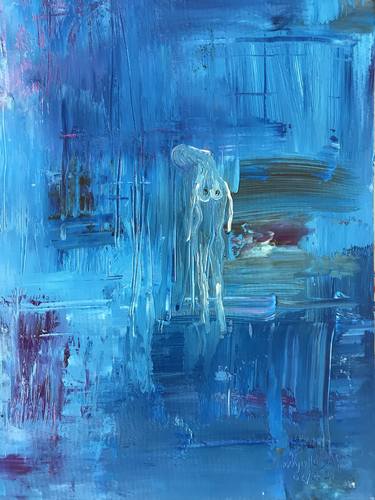 Original Abstract Expressionism Abstract Paintings by Nyulla Safi