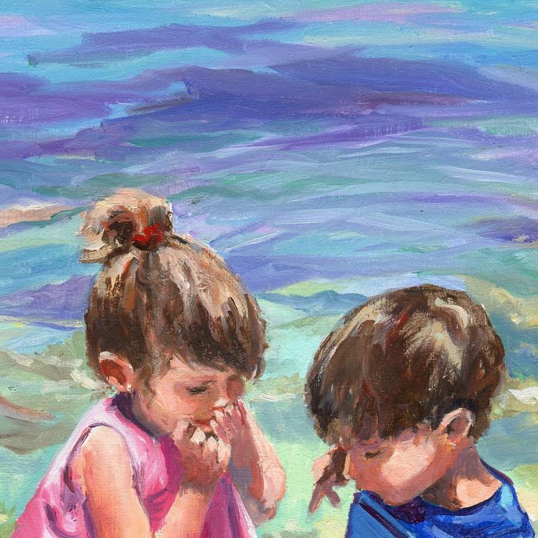 Original Children Painting by Lucia Verdejo