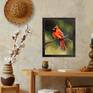 Painting displayed in a sample room.