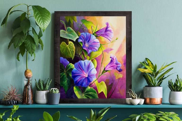 Original Other Floral Painting by Lucia Verdejo