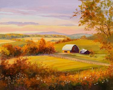 Original Realism Landscape Painting by Lucia Verdejo