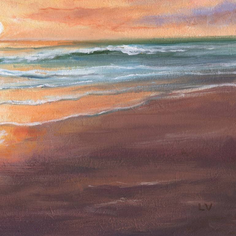 Original Contemporary Beach Painting by Lucia Verdejo