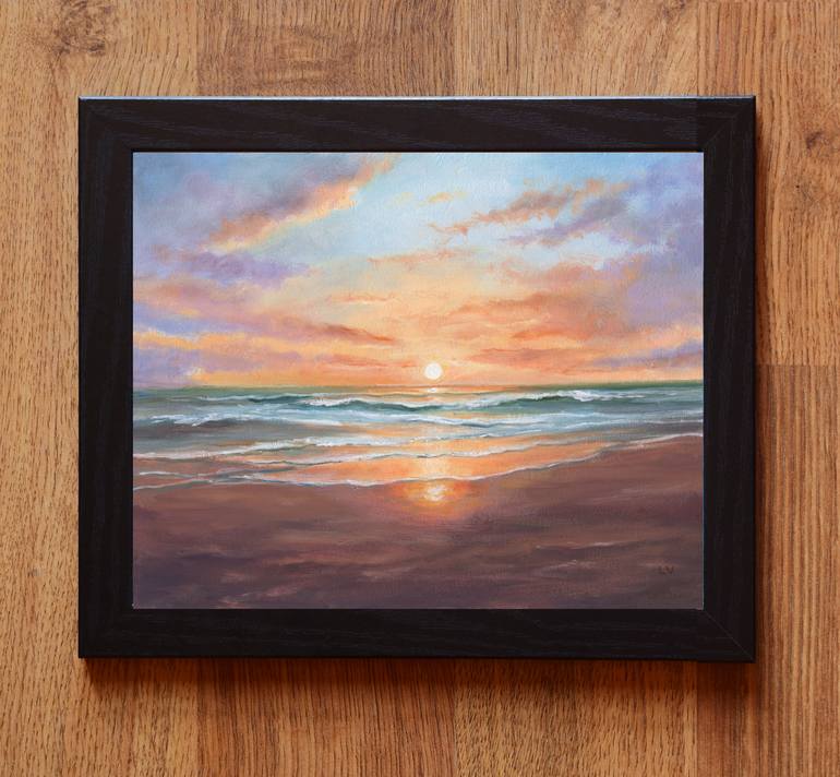 Original Contemporary Beach Painting by Lucia Verdejo