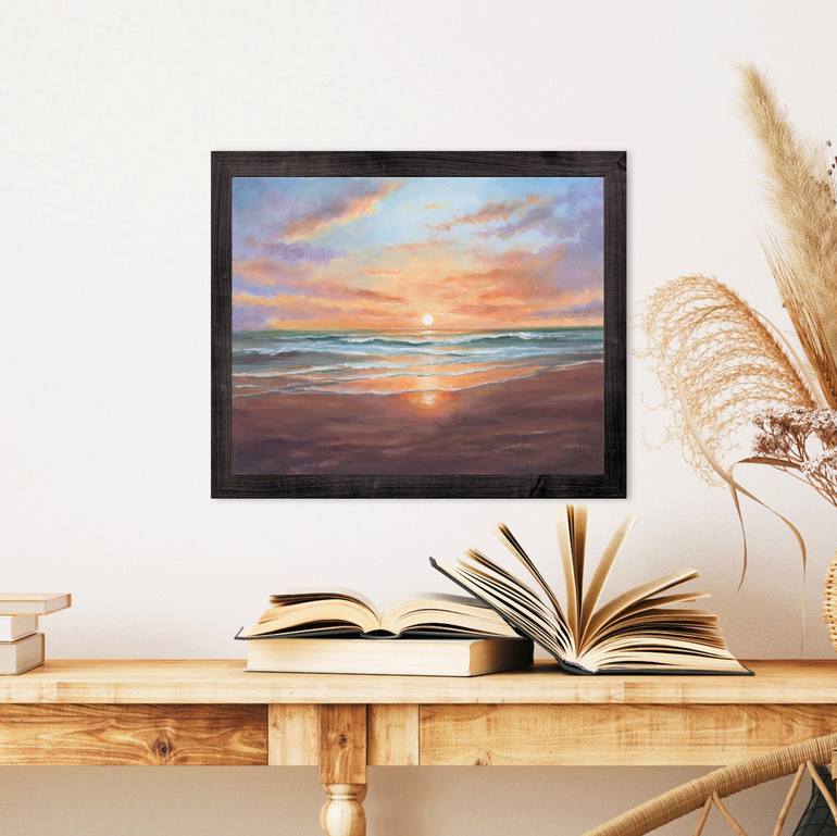 Original Contemporary Beach Painting by Lucia Verdejo
