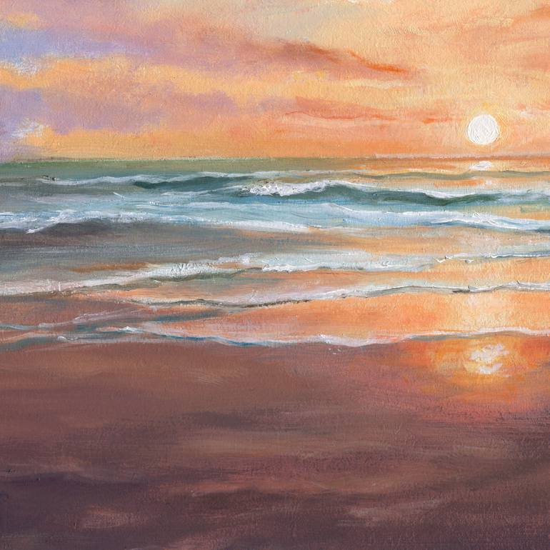 Original Contemporary Beach Painting by Lucia Verdejo