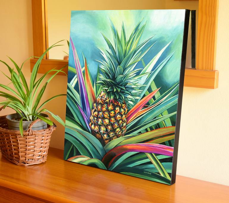 Original Realism Botanic Painting by Lucia Verdejo