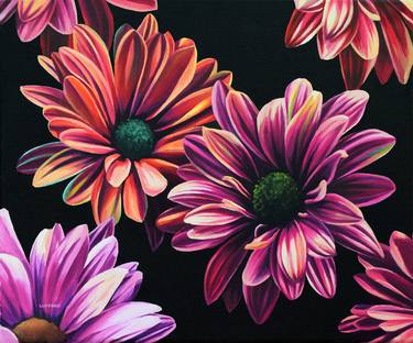Original Floral Paintings by Lucia Verdejo