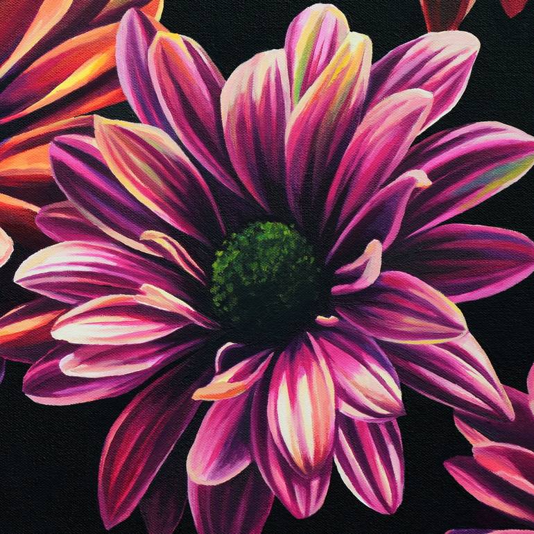 Original Floral Painting by Lucia Verdejo