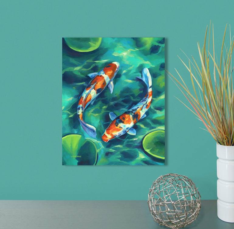 Original Fish Painting by Lucia Verdejo