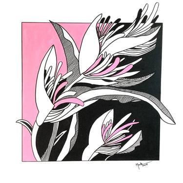 Pink Flower illustrated thumb