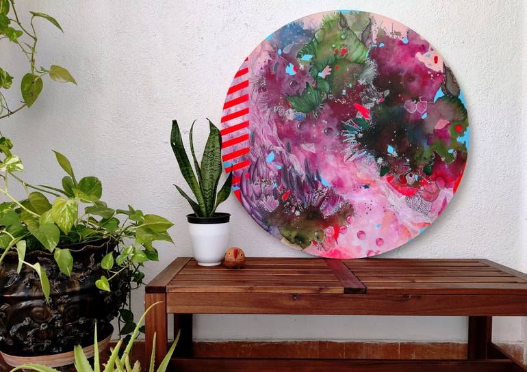 Original Abstract Nature Painting by Asma Kazi