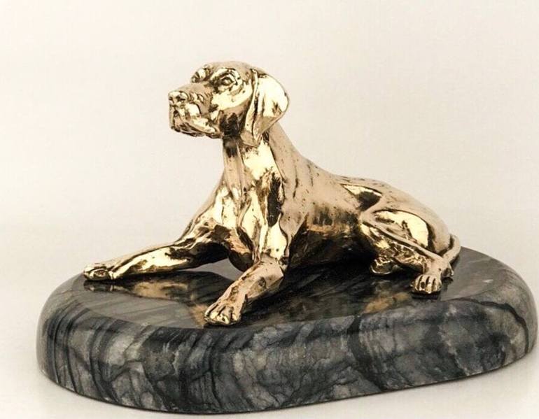 Original Dogs Sculpture by Igor Blazhevych