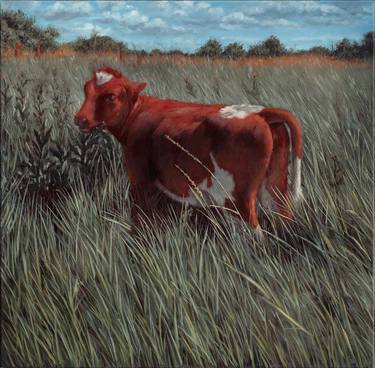 Original Realism Animal Paintings by Olha Tsiupka