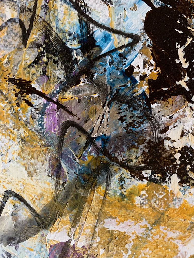 Original Abstract Expressionism Abstract Painting by Robin Bateman Sturis