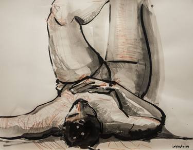 Original Black & White Nude Drawings by Mihai Voinescu Cetinode