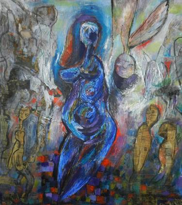 Saatchi Art Artist Szilard Szilagyi - Silaro; Paintings, “Blue angel” #art