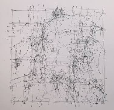 Original Fine Art Abstract Drawings by David Burr