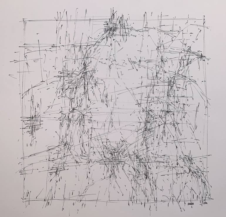 Embrace Shake Drawing by David Burr | Saatchi Art