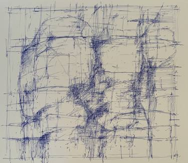 Original Abstract Expressionism Abstract Drawings by David Burr