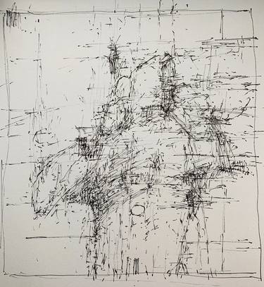 Print of Abstract Expressionism Abstract Drawings by David Burr