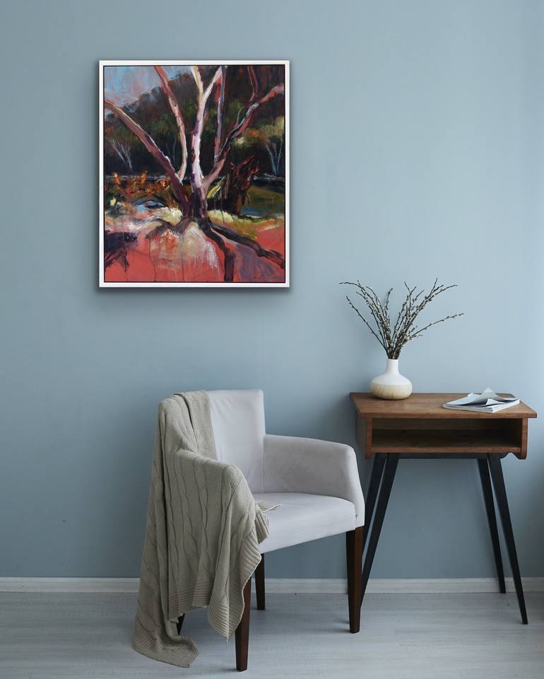 Original Abstract Landscape Painting by Kathryn Fenton