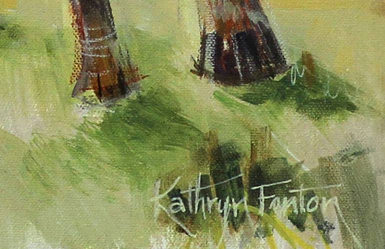 Original Abstract Expressionism Landscape Painting by Kathryn Fenton