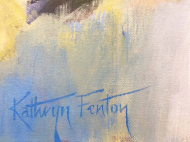 Original Abstract Expressionism Botanic Painting by Kathryn Fenton