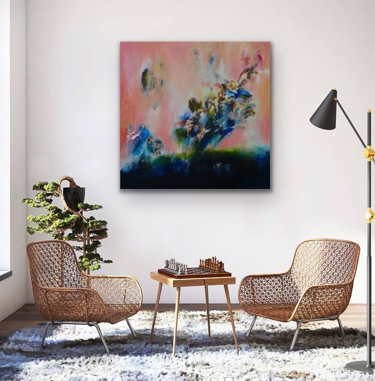 Original Abstract Expressionism Abstract Painting by Kathryn Fenton