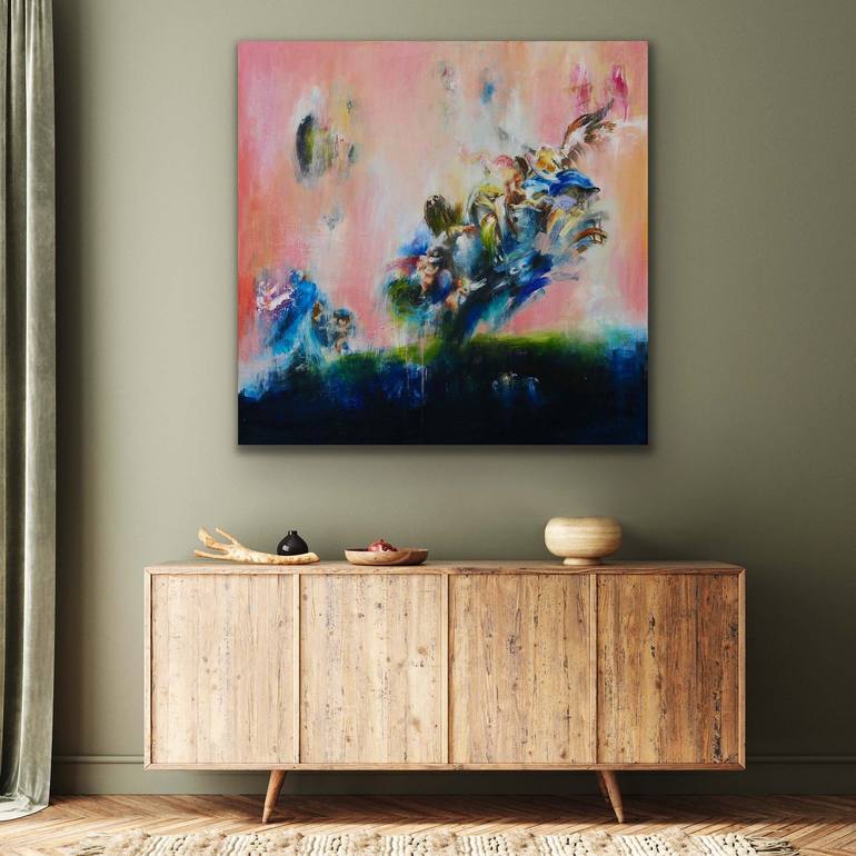 Original Abstract Expressionism Abstract Painting by Kathryn Fenton