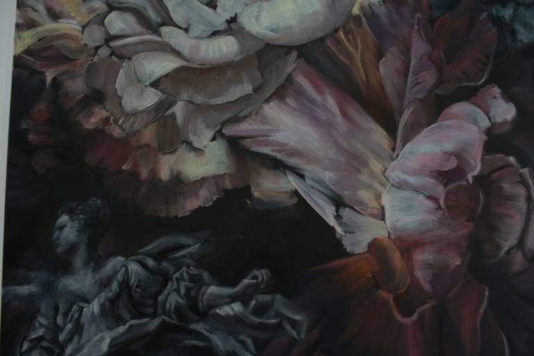 Original Surrealism Fantasy Painting by Kathryn Fenton