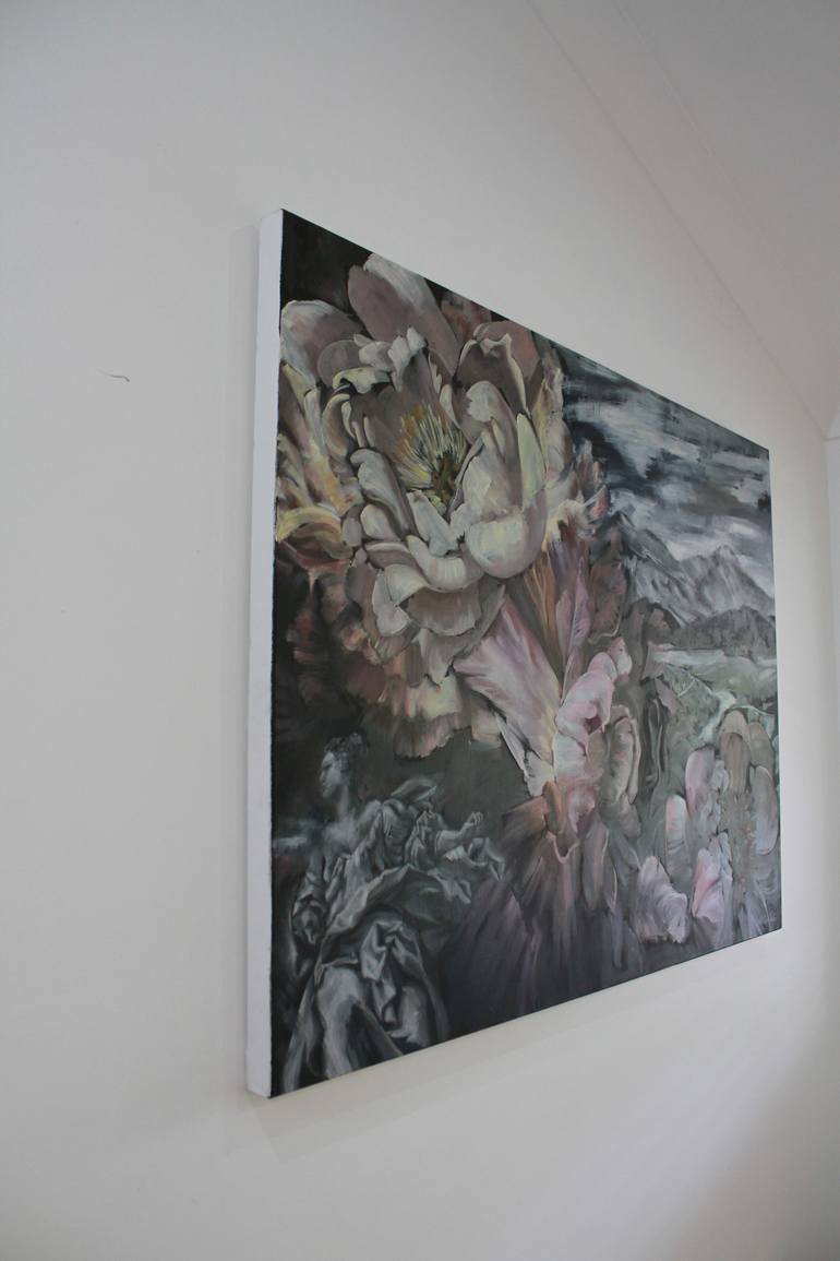 Original Surrealism Fantasy Painting by Kathryn Fenton