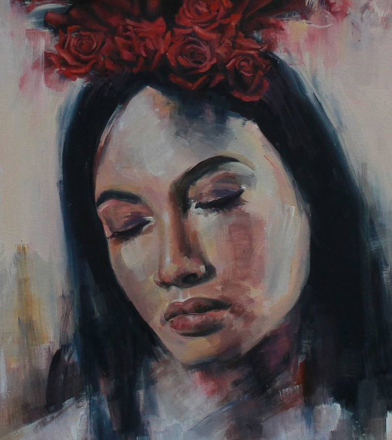 Original Portrait Painting by Kathryn Fenton