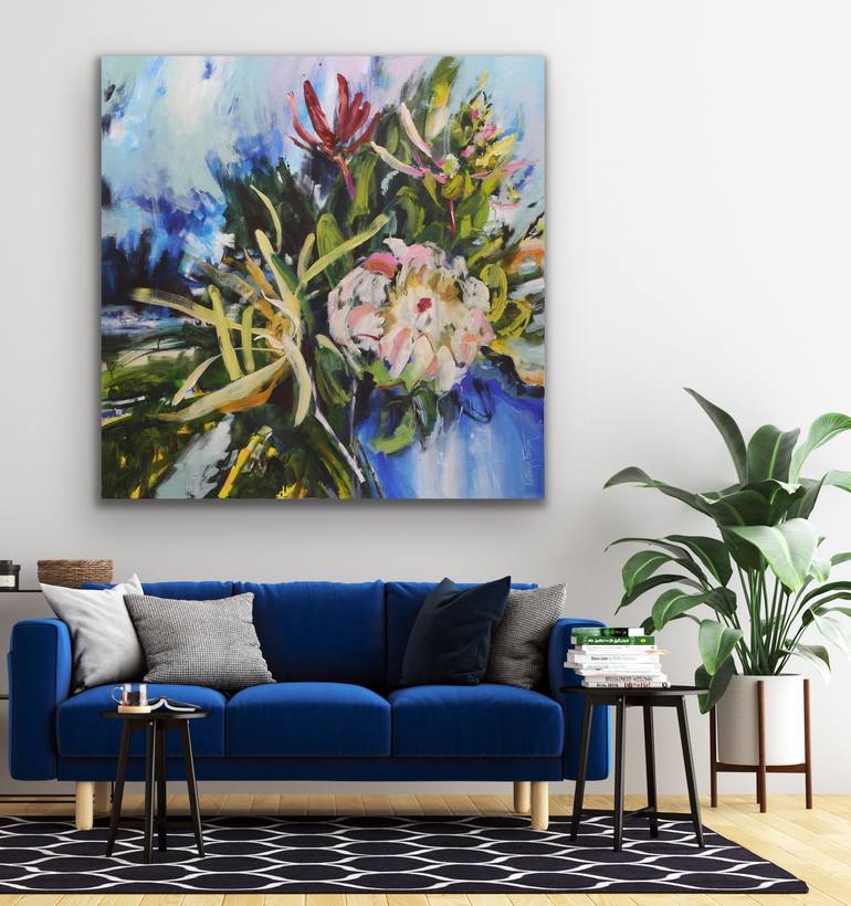 Original Floral Painting by Kathryn Fenton