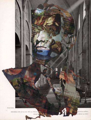 Print of Abstract Religion Collage by Paolo Mennea