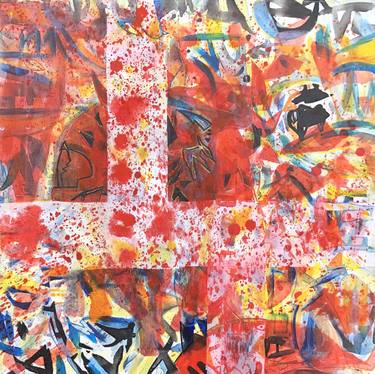 Original Abstract Expressionism Abstract Paintings by Dieter Benz