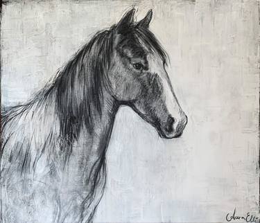 Print of Modern Horse Paintings by Aura Elli