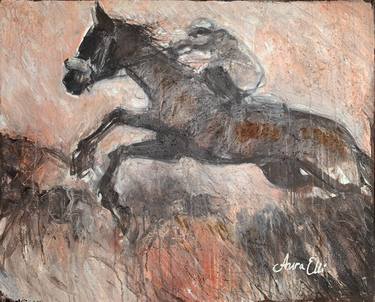 Original Horse Paintings by Aura Elli