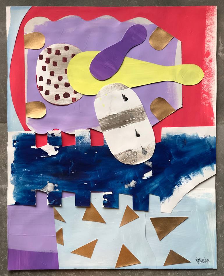 Original  Collage by maggie kempinska